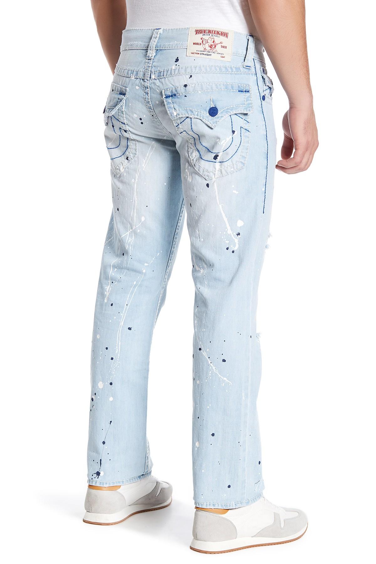 True religion paint splatter jeans clearance